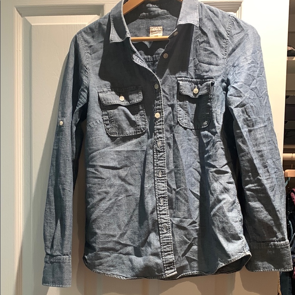 J Crew - Chambray Long Sleeve